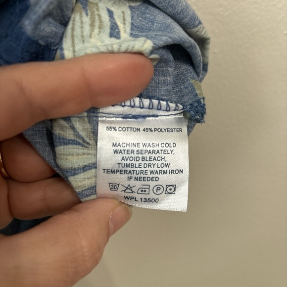 Blue Generation Men's Hawaiian Peach Life Shirt. Size Large - Picture 3 of 4